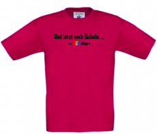 Kinder T-Shirt mit tollem Druck ...und jetzt noch lächeln !