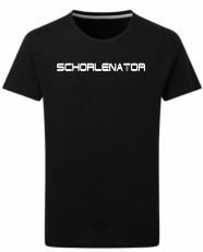 Fan T-shirt schwarz SCHORLENATOR in weiss
