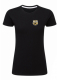 Fan T-shirt Ladies - schwarz mit dezentem &quote;The rockings Tones&quote; Bandlogo vorne