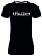 Fan Ladies T-shirt schwarz Pfälzerin ... un ganz schäh stolz druff in weiss