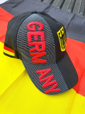 Deutschland / Germany Mütze SCHWARZ - ROT