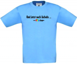 Kinder T-Shirt mit tollem Druck ...und jetzt noch lächeln !