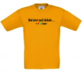 Kinder T-Shirt mit tollem Druck ...und jetzt noch lächeln !