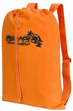 Rucksack - orange mit Bandlogo