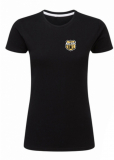 Fan T-shirt Ladies - schwarz mit dezentem The rockings Tones Bandlogo vorne