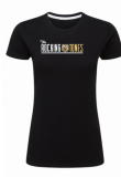 Fan  T-shirt Ladies - schwarz mit The rockings Tones Bandlogo vorne