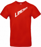 T-Shirt: Limerick   rotes Shirt mit weissem Druck