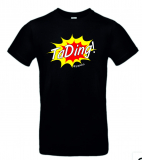 TADING! T-shirt - schwarz mit Druck mehrfarbig - vorne
