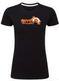 Fan Ladies T-shirt Alive - schwarz mit Bandlogo vorne